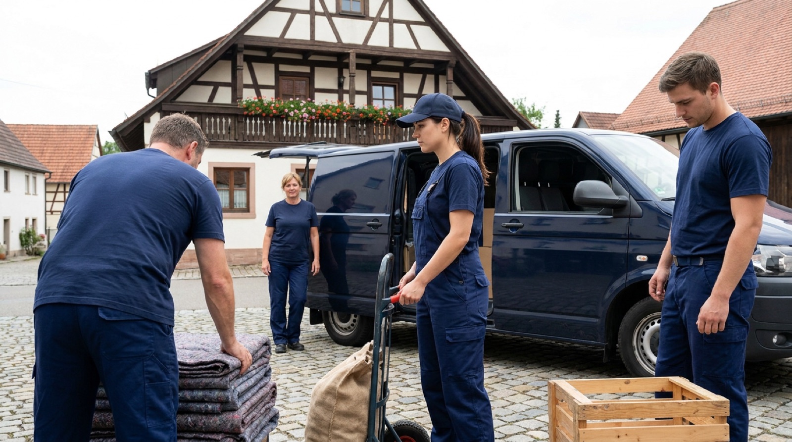 König Express Team mit Umzugswagen im Raum Ingolstadt